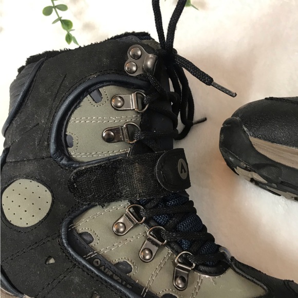 Airwalk Women’s Snow Ski Winter Boots Black Thermolite Lace Up Sz 5 - Picture 12 of 13